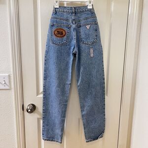 Vintage Guess Kids Jeans High-Rise Straight Leg Girls Size 12